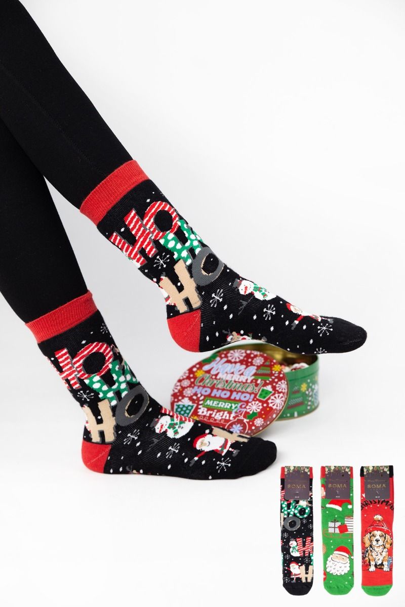 Γυναικείες Κάλτσες Πετσετέ "Soma" JOLENE 3 ζευγάρια