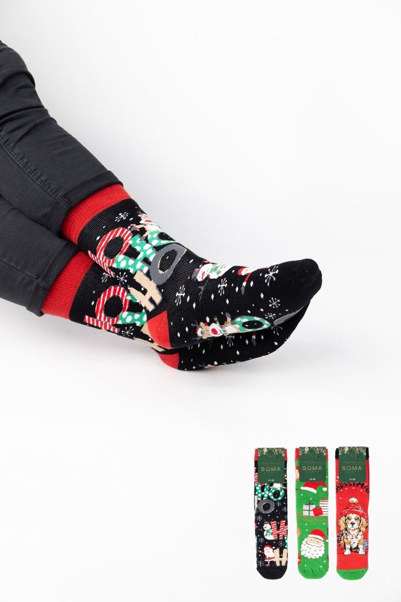 Ανδρικές Κάλτσες Πετσετέ "Soma" JOY 3 ζευγάρια