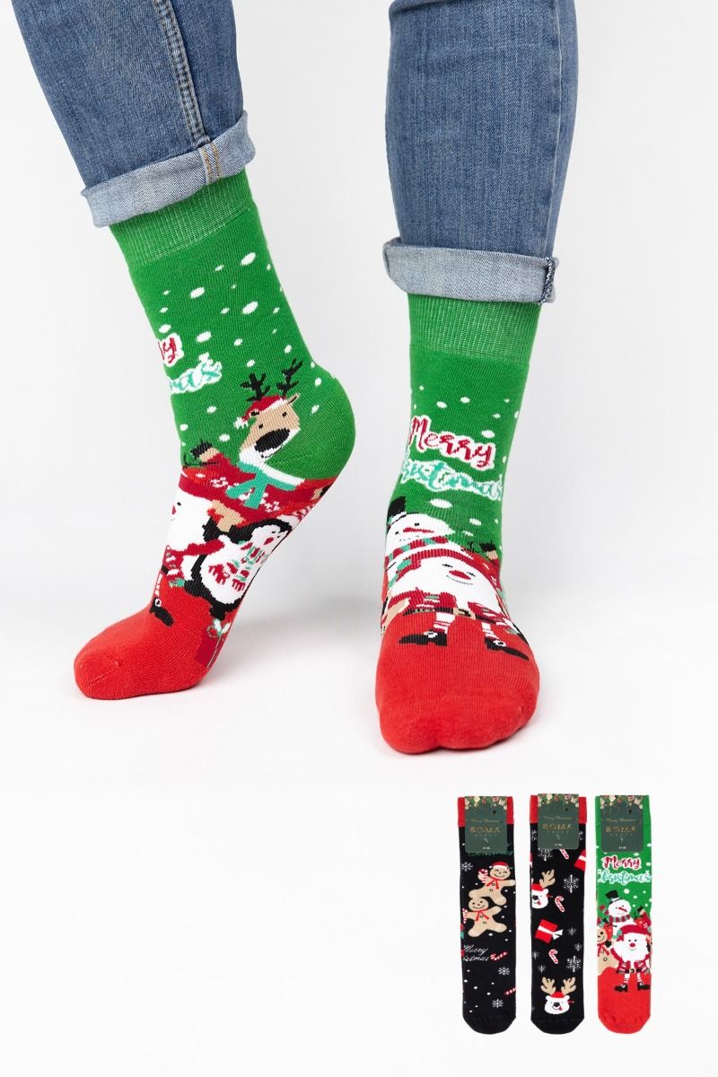 Ανδρικές Κάλτσες Πετσετέ "Soma" JOY II 3 ζευγάρια