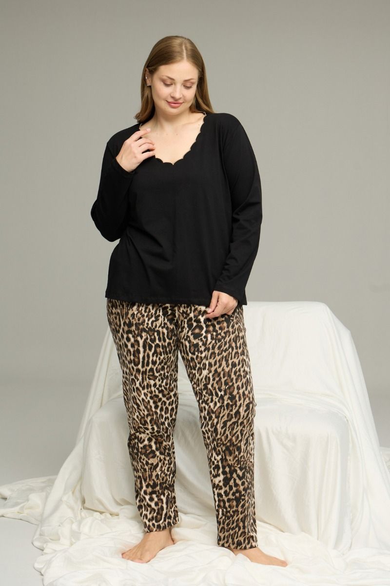 Πιτζάμα Plus Size "Sexen" ALINA LEO