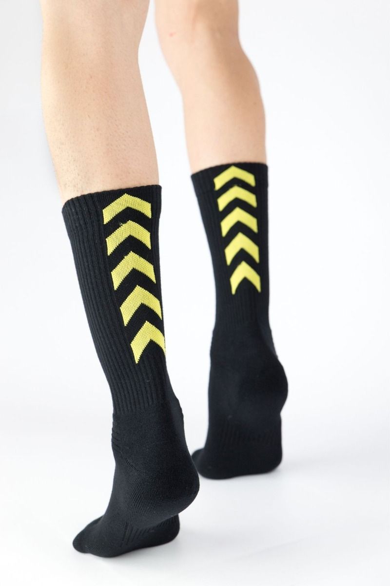 Αθλητικές κάλτσες "Trendy" 4 ζευγάρια μαύρο