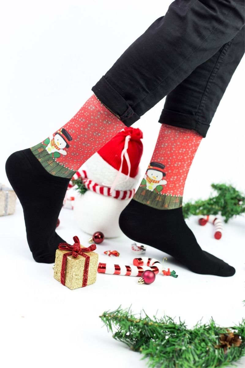 Unisex Christmas Κάλτσες Trendy BABY SNOWMAN