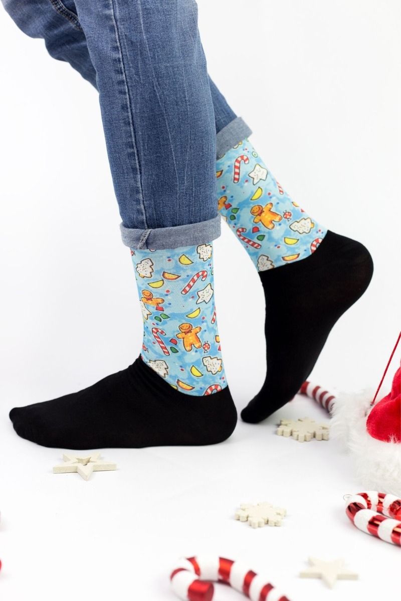 Unisex Christmas Κάλτσες Trendy COOKIES