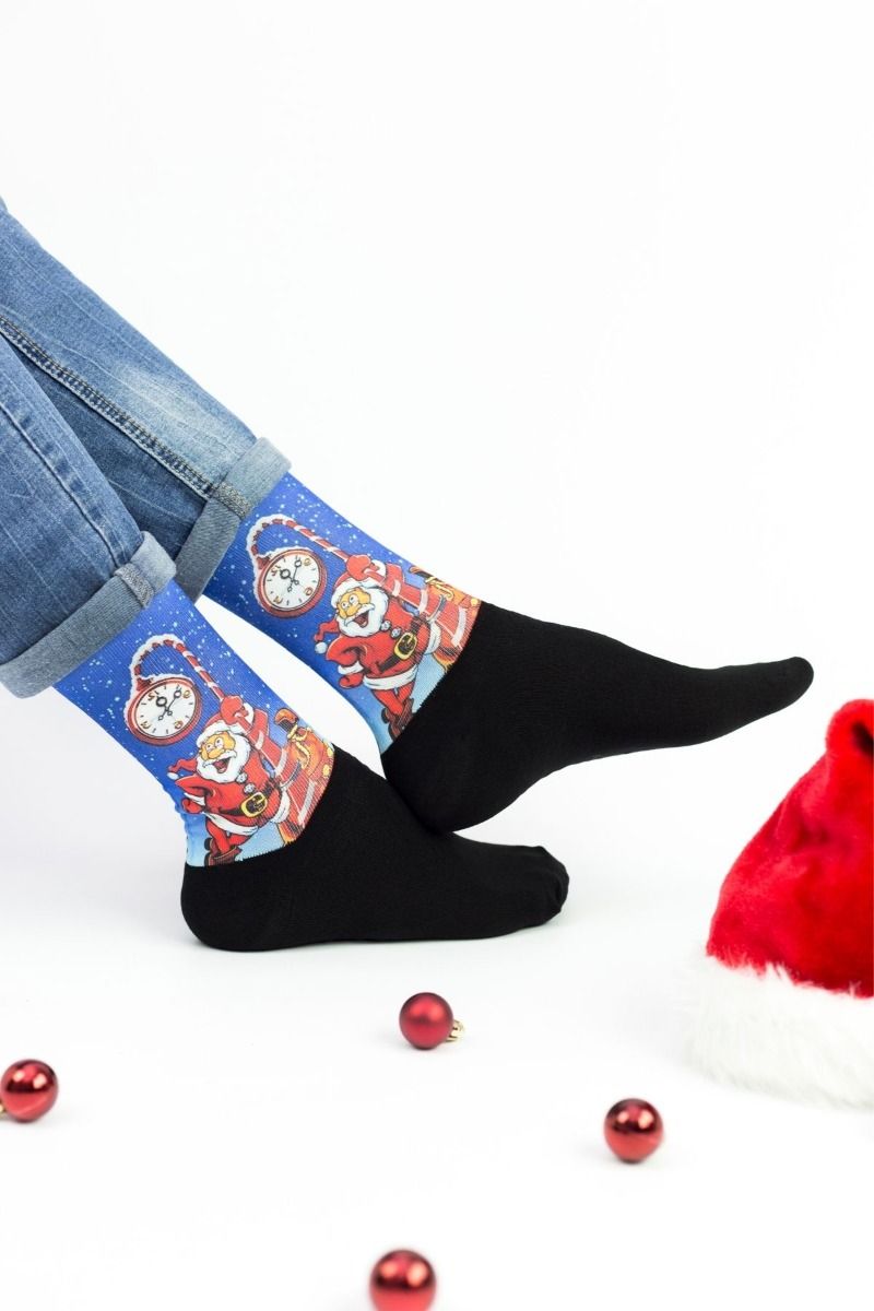 Unisex Christmas Κάλτσες Trendy SANTA IS COMING I