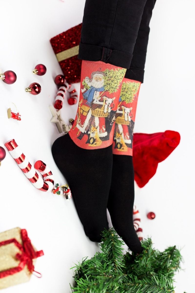 Unisex Christmas Κάλτσες Trendy SANTA'S FAMILY