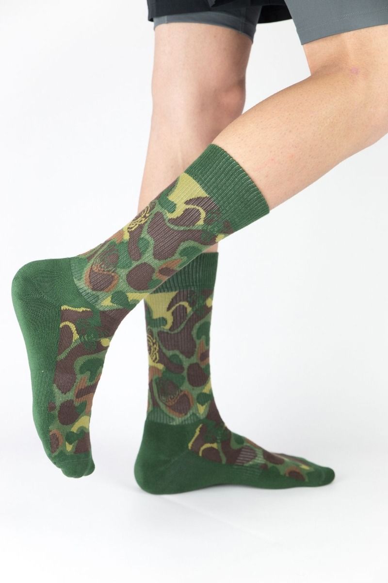 Unisex Αθλητικές Κάλτσες Crazy Socks MILITARY