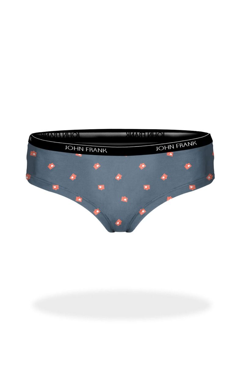 Γυναικεία Hipster John Frank "GOOD VIBES III" 3 τεμάχια