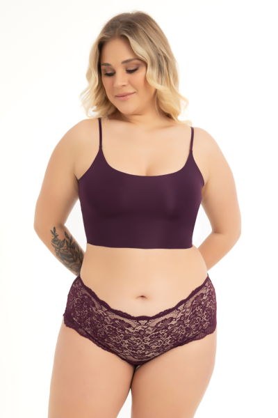 Γυναικείο Ψηλόμεσο Plus Size String Αυτοκινήτου CottonHill SIMONITA
