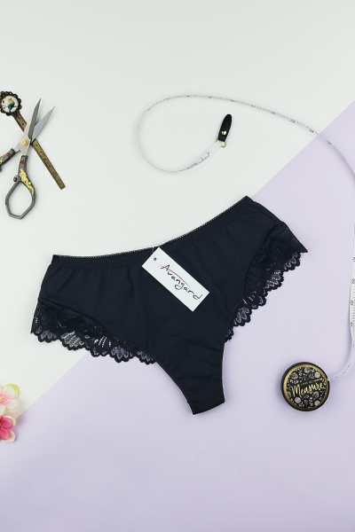 Γυναικείο Brazilian Slip Avangard EOLIS Μαύρο Polyamide