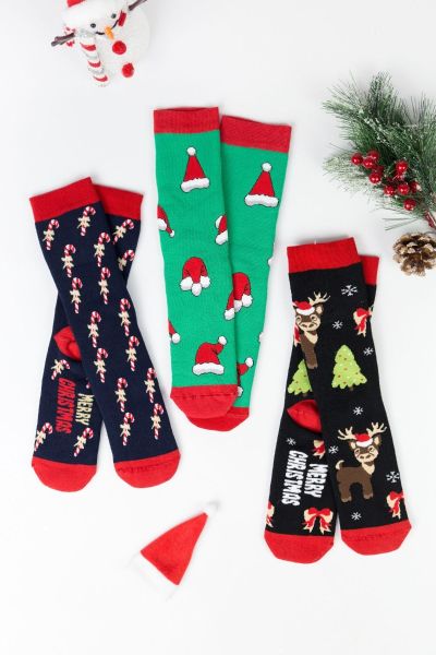 Unisex Κάλτσες Πετσετέ Soma SANTA II 3 ζευγάρια