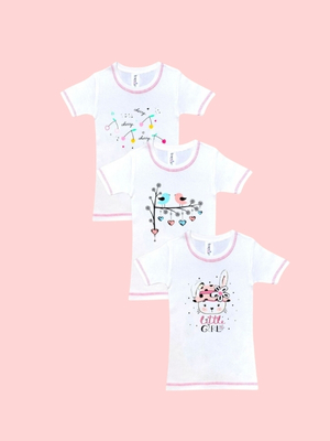 κοριτσίστικα φανελάκια σετ με σχέδια