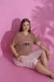 Πιτζάμα Plus Size Κάπρι 