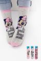 Κοριτσίστικες παιδικές αντιολισθητικές κάλτσες Disney MINNIE 3 ζευγάρια