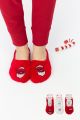 Γυναικείες fashion κάλτσες - παντόφλες Abilita HAPPY NEW YEAR 3 ζευγάρια