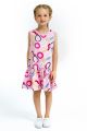 Κοριτσίστικο καλοκαιρινό αμάνικο φόρεμα με πολύχρωμα σχέδια 