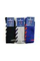 Αθλητικές κάλτσες Trendy 3 ζευγάρια μαύρο γκρι μπλε