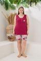 Πιτζάμα Plus Size Σορτσάκι 