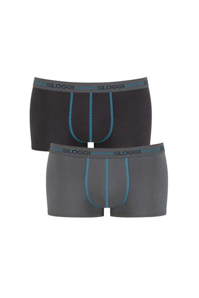 Sloggi Men Start Hipster GREY 2 τεμάχια