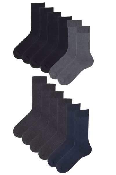 Ανδρικές κλασικές Κάλτσες HECTOR δωδεκάδα μαυρο ανθρακι γκρι μπλε 