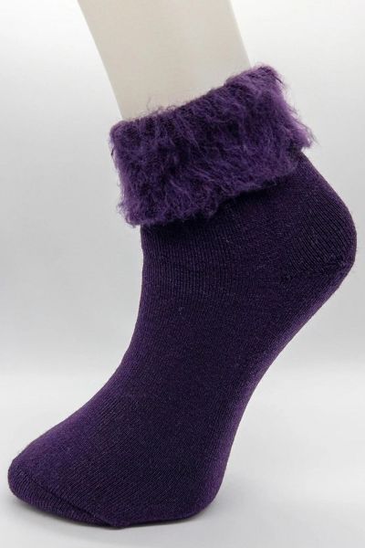 Γυναικείες Κάλτσες Fashion Ciho Fur II τριαδα με γουνάκι ακρυλικες