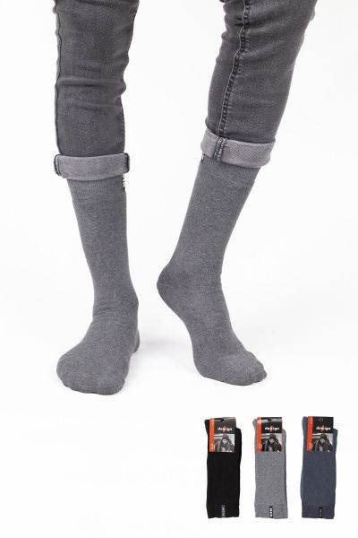 Ανδρικές Αθλητικές κάλτσες Design SIMPLE τριάδα μαυρο γκρι ανθρακι