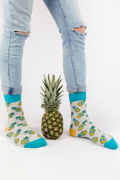 Ανδρικές - Εφηβικές Fashion Κάλτσες Crazy Socks CRAZY PINEAPPLE