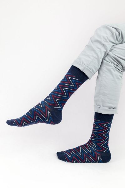 Ανδρικές - Εφηβικές Fashion Κάλτσες Crazy Socks LINES