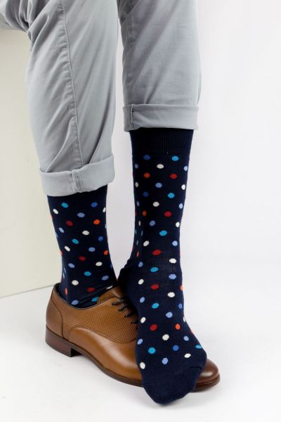Ανδρικές - Εφηβικές Fashion Κάλτσες Crazy Socks MINI DOTS