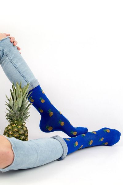Ανδρικές - Εφηβικές Fashion Κάλτσες Crazy Socks PINEAPPLE