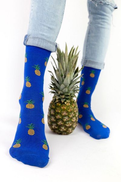 Ανδρικές - Εφηβικές Fashion Κάλτσες Crazy Socks PINEAPPLE