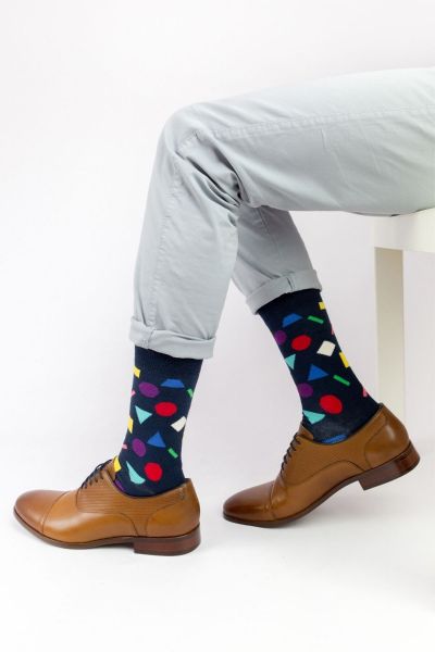Ανδρικές - Εφηβικές Fashion Κάλτσες Crazy Socks SHAPES
