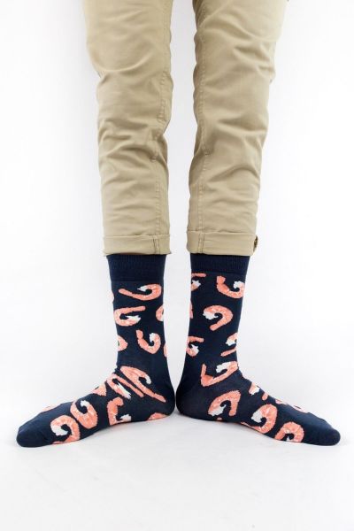 Ανδρικές - Εφηβικές Fashion Κάλτσες Crazy Socks SHRIMPS