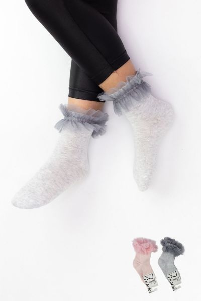 Παιδικές κάλτσες για κορίτσι Bisocks BLACK SWAN I 2 ζευγάρια