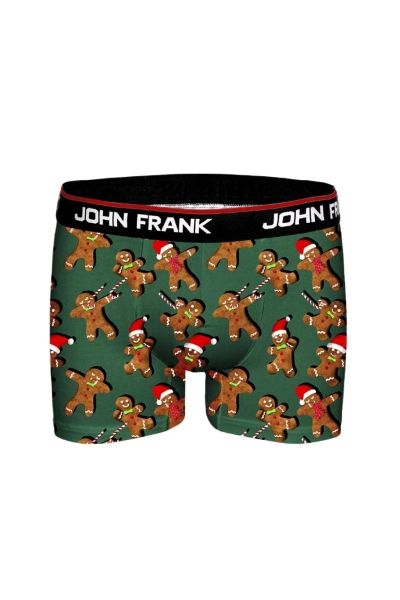 Χριστουγεννιάτικο Εσώρουχο Boxer John Frank GINGER BREAD - Christmas Edition