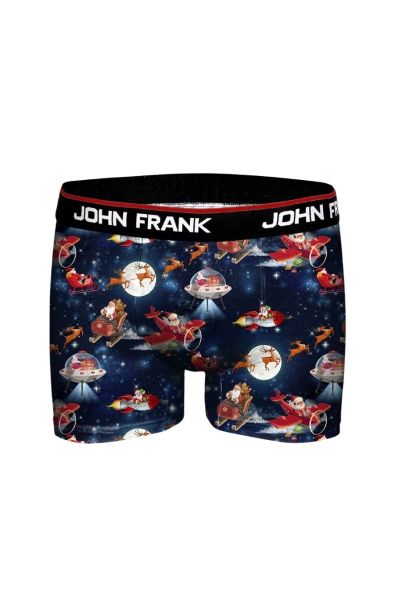 Χριστουγεννιάτικο Εσώρουχο Boxer John Frank SANTA SPACE - Christmas Edition