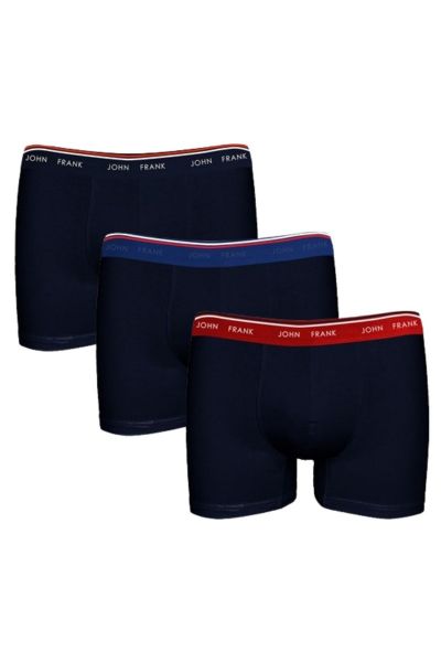 Ανδρικά Boxers John Frank DARK 3 Τεμάχια