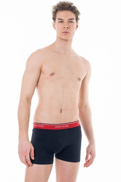 Ανδρικά Boxers John Frank DARK 3 Τεμάχια