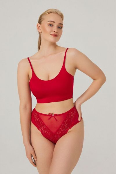 Γυναικείο Brazilian Plus Size CottonHill KEISHA RED