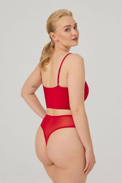 Γυναικείο Brazilian Plus Size CottonHill KEISHA RED