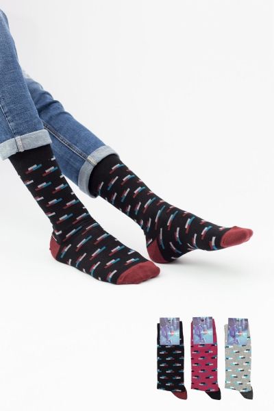 Ανδρικές Casual Κάλτσες Design BALANCE II 3 ζευγάρια
