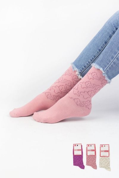 Γυναικείες Casual κάλτσες Design BEARCUB 3 ζευγάρια