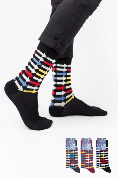 Ανδρικές Casual Κάλτσες Design DIRECTION I 3 ζευγάρια