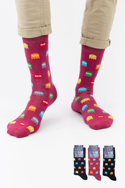 Ανδρικές Casual Κάλτσες Design P-MAN II 3 ζευγάρια
