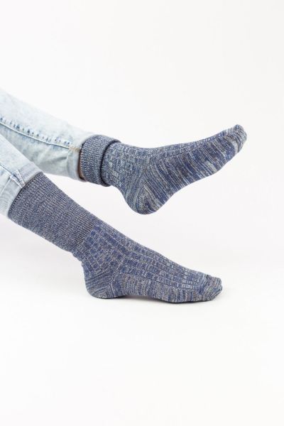 Γυναικείες casual κάλτσες Livoni BLUE WHITE