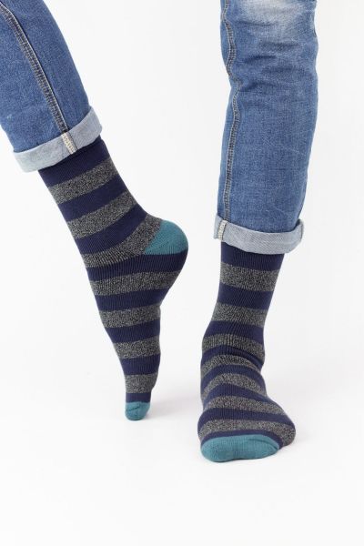 Ανδρικές κάλτσες πετσετέ Crazy Socks BLUE