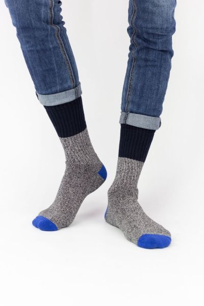 Ανδρικές Κάλτσες Πετσετέ Crazy Socks DEER BLUE II