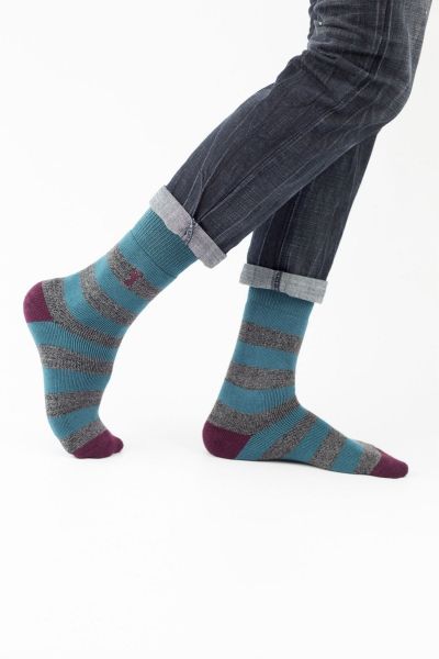 Ανδρικές κάλτσες πετσετέ Crazy Socks PETROL