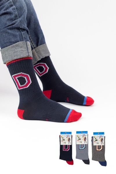 Αγορίστικες παιδικές κάλτσες 3 ζευγάρια με σχέδιο 
