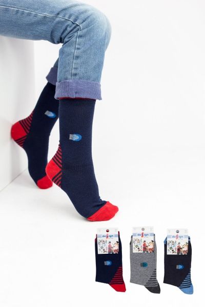 Αγορίστικες Παιδικές κάλτσες για αγόρι 3 ζευγάρια