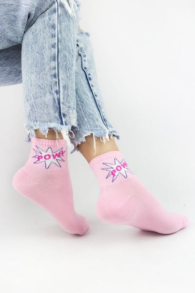 Γυναικείες ημίκοντες κάλτσες Design POW